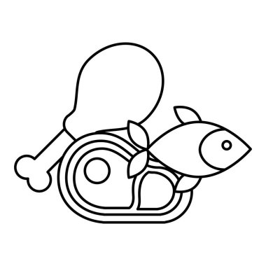 balık eti ve tavuk ürünleri süpermarket