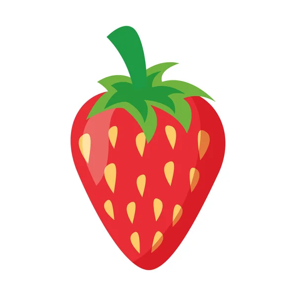 Fruta fresca de fresa — Vector de stock