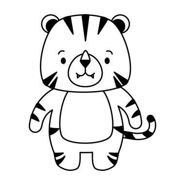 Sevimli hayvan çizgi filmi