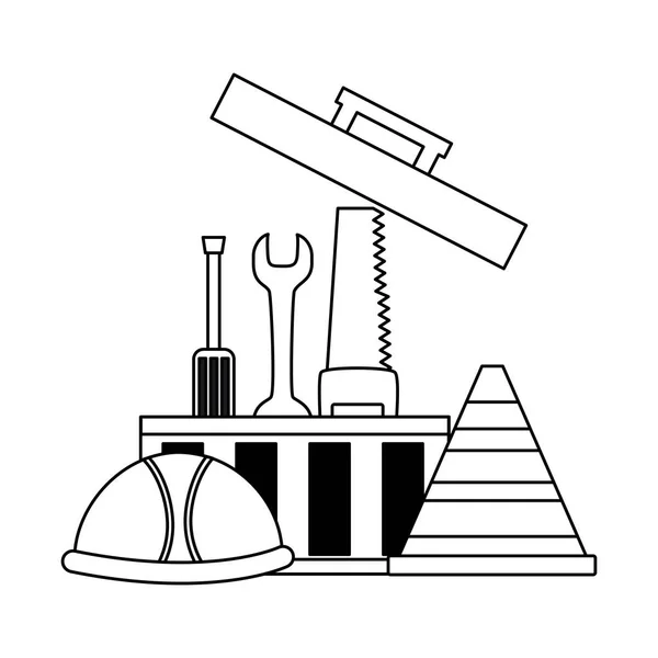 Pictogram van de apparatuur van de bouw — Stockvector