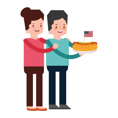 Amerikan Bağımsızlık günü insanlar