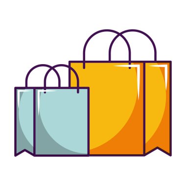 online alışveriş çantaları pazar konsepti