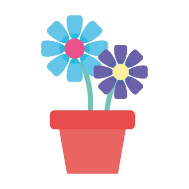 ev bitki pot izole simgesi