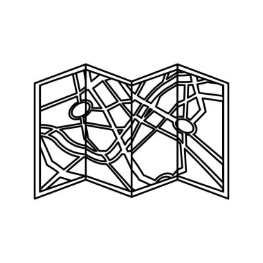 Dünya harita kağıt Coğrafya simgesi
