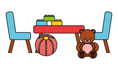 masa ayı sandalyeleri topu çocuk oyuncaklar