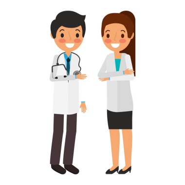 çift doktor karakterleri simgesi