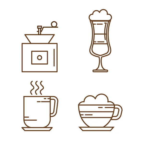 Illustrazione vettoriale del caffè — Vettoriale Stock