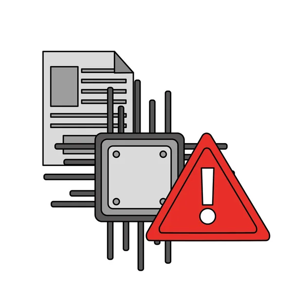 Datos de seguridad cibernética — Vector de stock