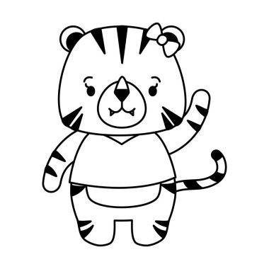 Sevimli hayvan çizgi filmi