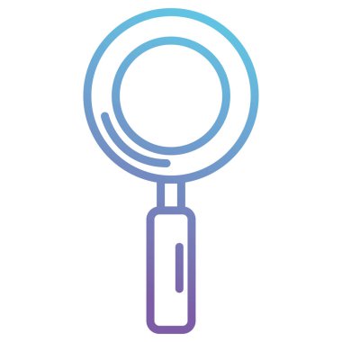 Büyüteç izole simgesini