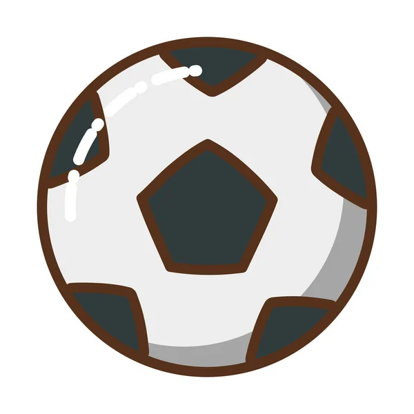 Икона футбольного мяча — стоковый вектор