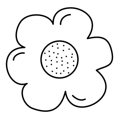 güzel çiçek dekoratif simgesi