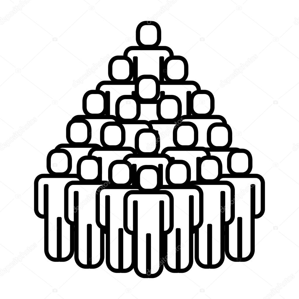 Vettoriale stockGruppo di persone silhouette lavoro di squadra di  ©yupiramos #262870270, image size:1024x1024