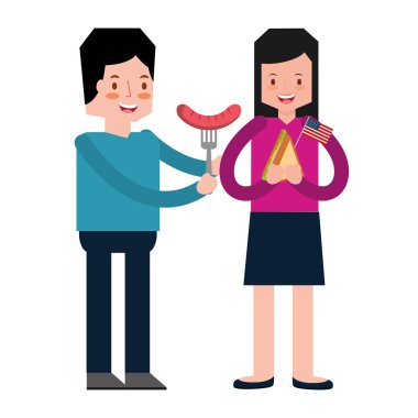 Amerikan Bağımsızlık günü insanlar