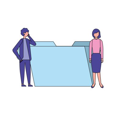 işadamı ve kadın klasör ü dosyası