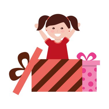 mutlu kız hediye sürpriz çıkıyor