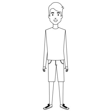 genç adam avatar karakter