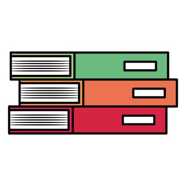 Kitaplar okul kazık simgesi