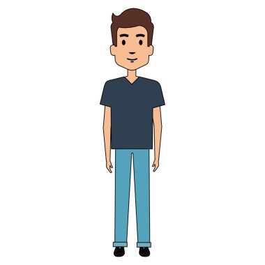 genç adam avatar karakter