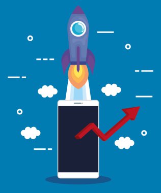 iş pazarlama ile Smartphone