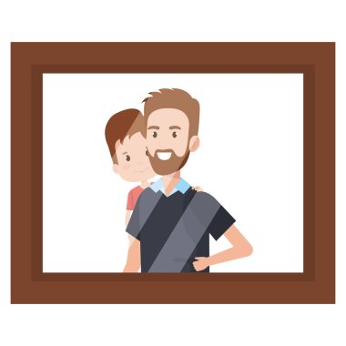 baba oğlu karakter kaldırma portresi