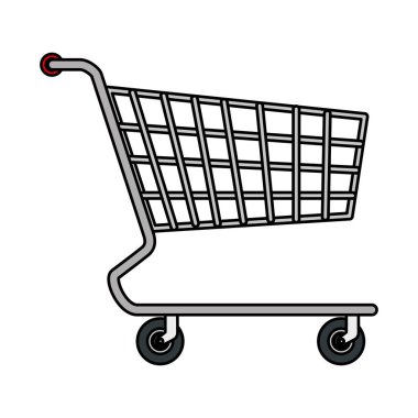 Süpermarket alışveriş sepeti simgesini