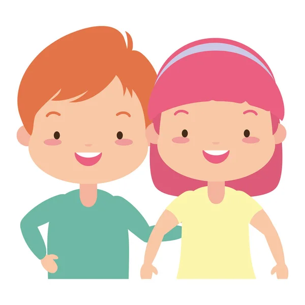 Happy Kids karakter — Stockvector