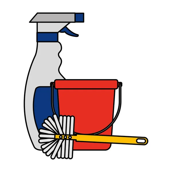 Cleaning equipment related — Stock Vector