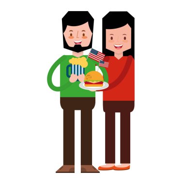 Amerikan Bağımsızlık günü insanlar