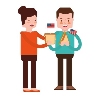 Amerikan Bağımsızlık günü insanlar