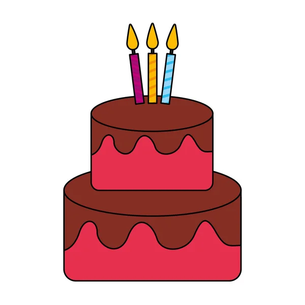 Feliz cumpleaños celebración — Archivo Imágenes Vectoriales