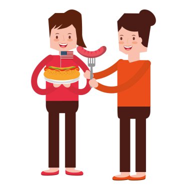 Amerikan Bağımsızlık günü insanlar