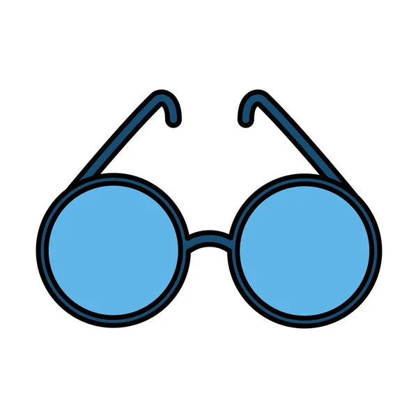 Leuke zonnebril geïsoleerd icoon — Stockvector