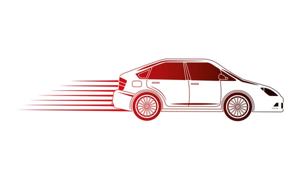 Emblema del vehículo automotor de la industria — Vector de stock