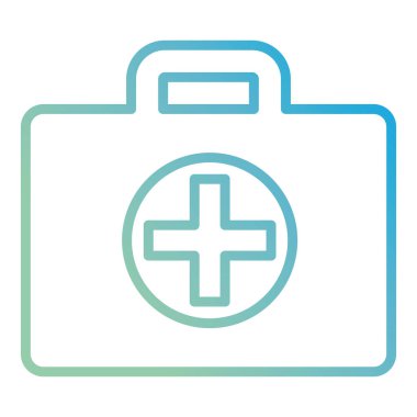 çanta izole simgesi