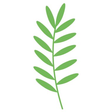 şube ile dekoratif simgesi yapraklar