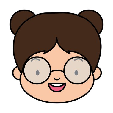 sevimli kız mutlu yüz