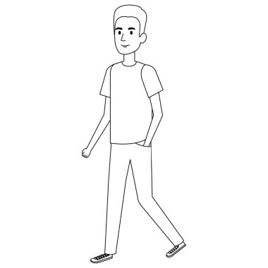 genç adam avatar karakter