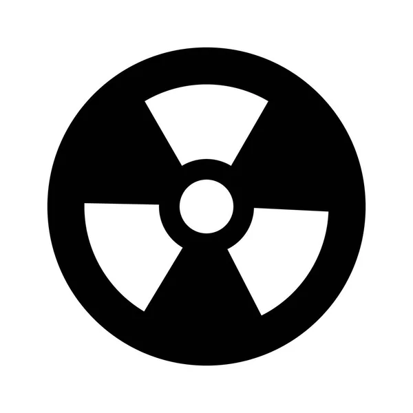 Radiation symbol science — Stock Vector