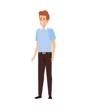 genç adam avatar karakter