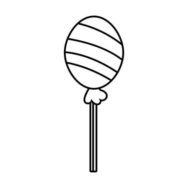 Sweet lollipop icon — Stock Vector