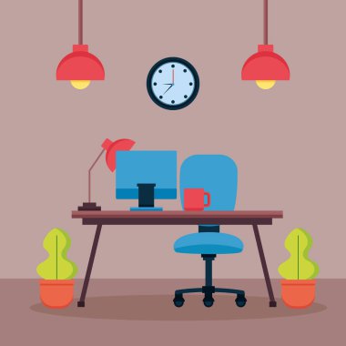 Ofis iç çalışma alanı