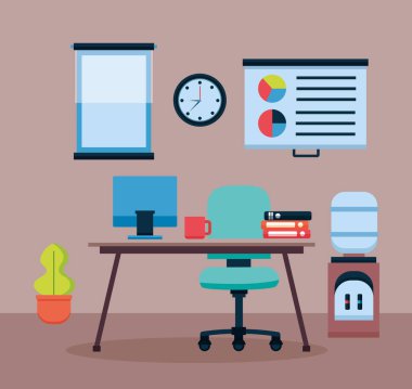 Ofis iç çalışma alanı