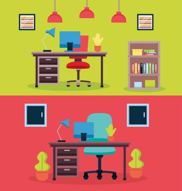 Ofis iç çalışma alanı