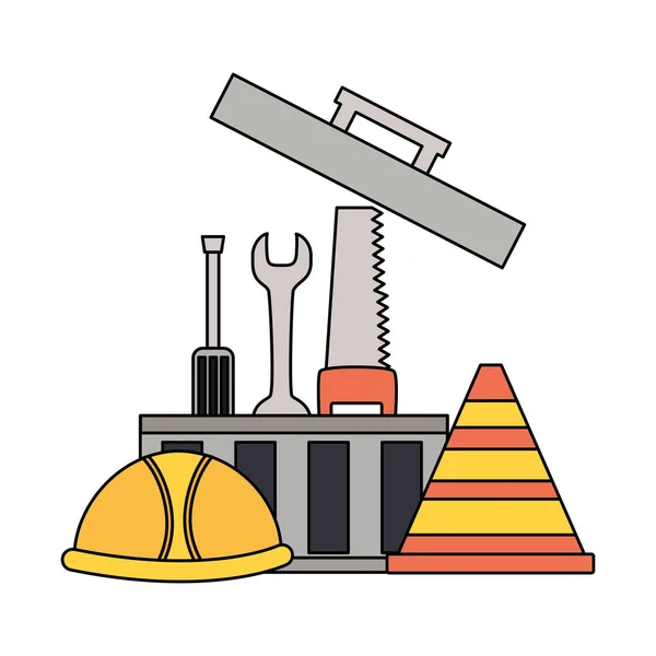 Pictogram van de apparatuur van de bouw — Stockvector