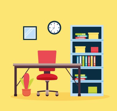 Ofis iç çalışma alanı