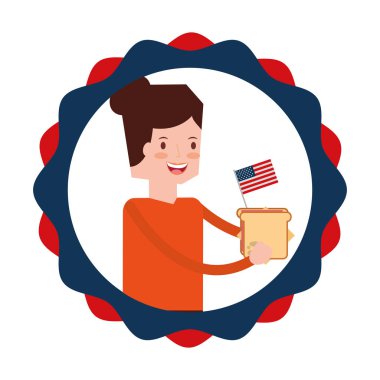 Amerikan Bağımsızlık günü insanlar