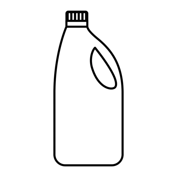 Détergent bouteille outil nettoyage — Image vectorielle