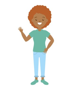 Afro Amerikalı kadın.