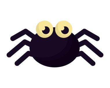 Halloween örümcek izole simgesi